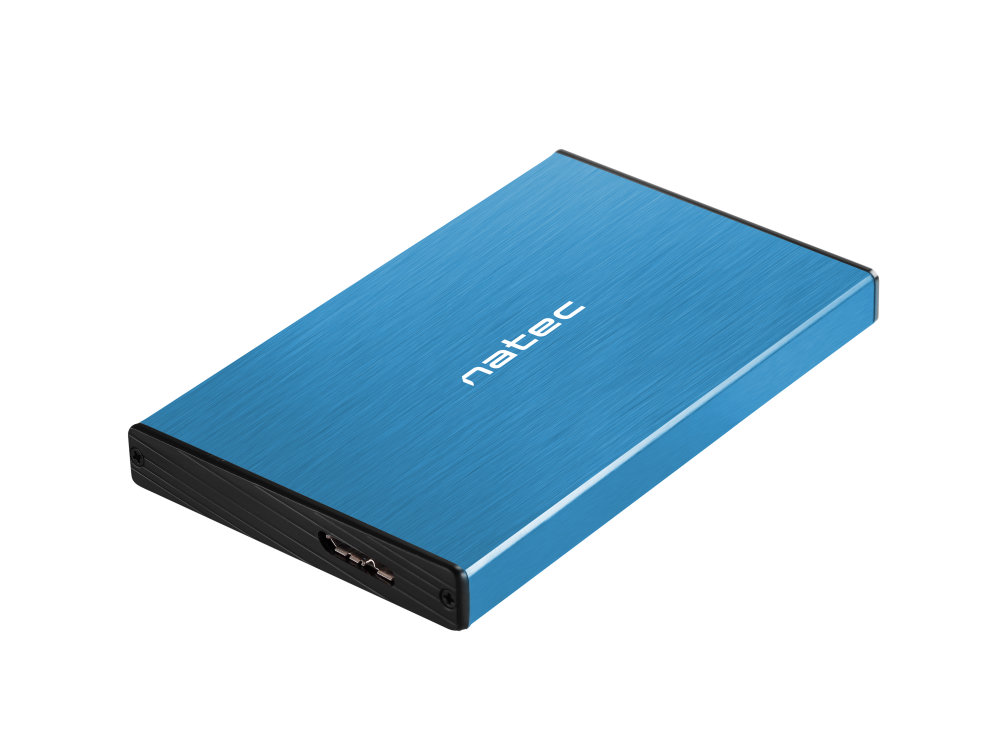 Caja Externa Natec Rhino Go Disco Duro 2 5 Usb 30 Sata Azul