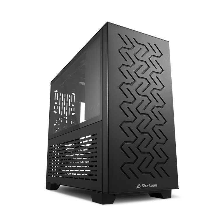 Caja Sharkoon Ms Z1000 Matx 2xusb30 Sin Fuente Negro