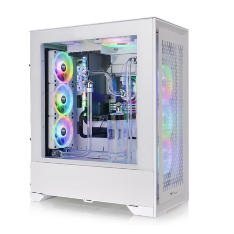 Caja Thermaltalke Cte T500 Air E Atx 2xusb 32 Sin Fuente Blanco