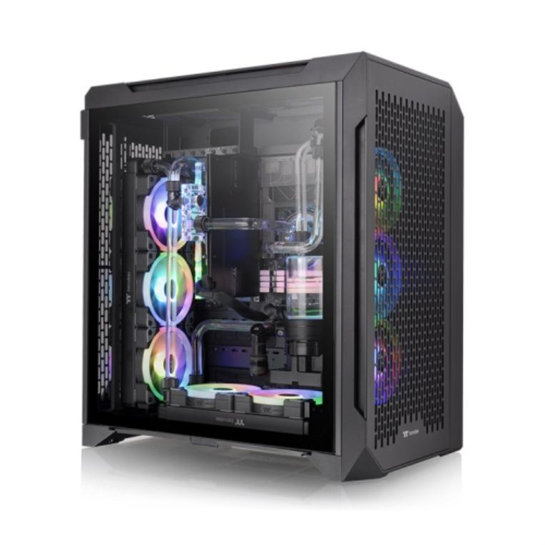 Caja Thermaltalke Cte T700 Air E Atx 2xusb 32 Sin Fuente Negro