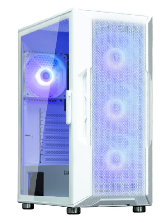 CAJA ZALMAN I3 NEO ARGB ATX 4XVENT 120MM 2XUSB 30 BLANCO SN FUENTE