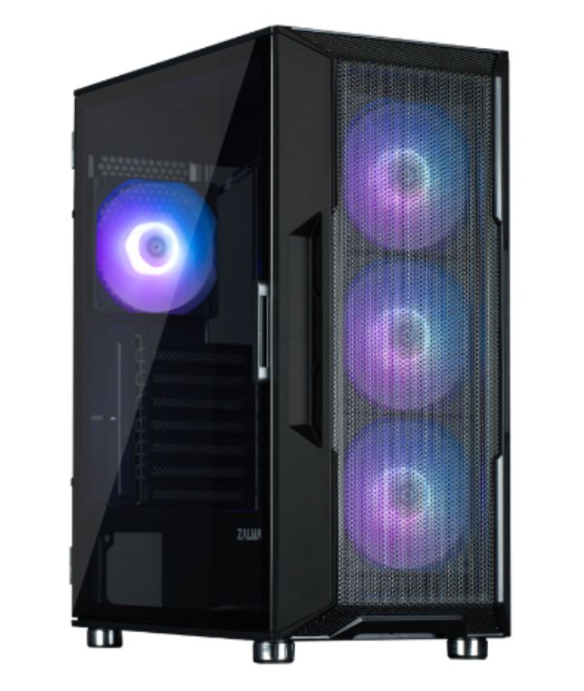 CAJA ZALMAN I3 NEO ARGB ATX 4XVENT 120MM 2XUSB 30 NEGRO SN FUENTE