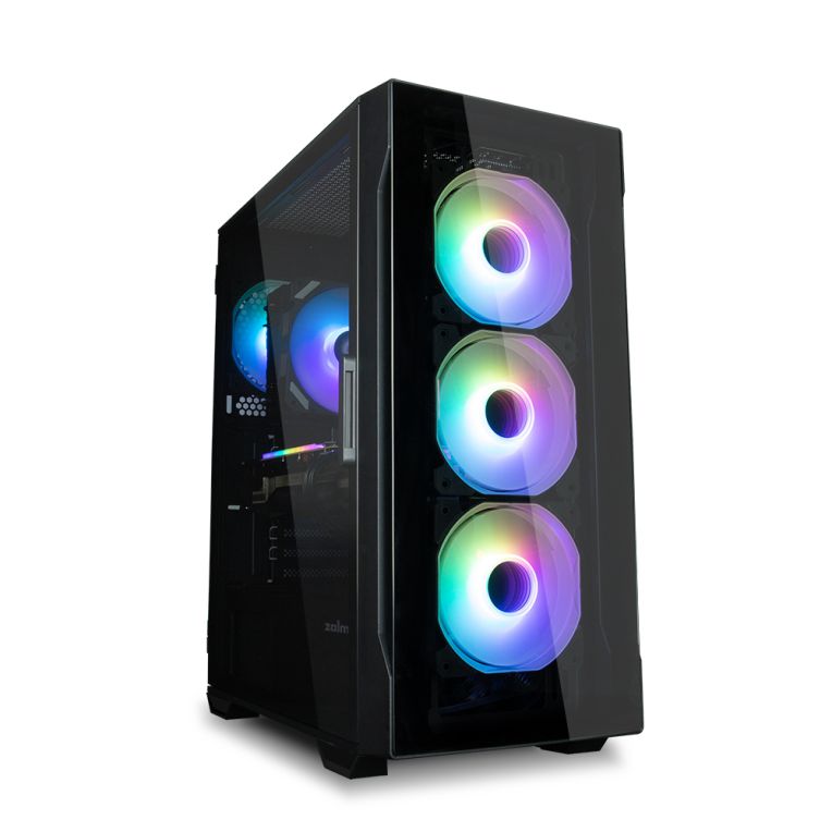 CAJA ZALMAN I3 NEO TG ATX 4XVENT 120MM 2XUSB 30 NEGRO SN FUENTE