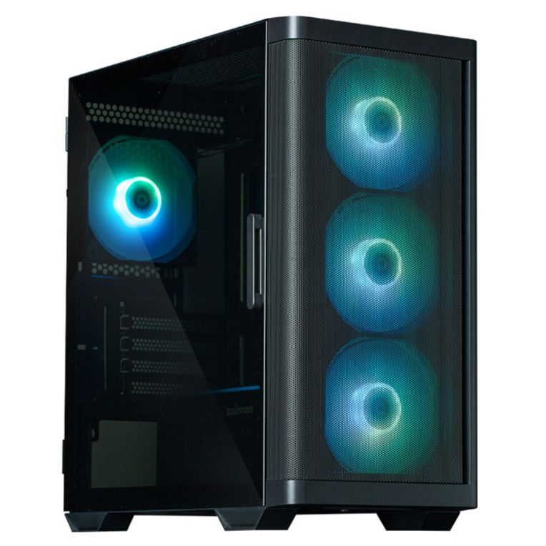CAJA ZALMAN M4 MINI ITX 4 X VENT 120MM ARGB 2XUSB 30 NEGRO SN FUENTE