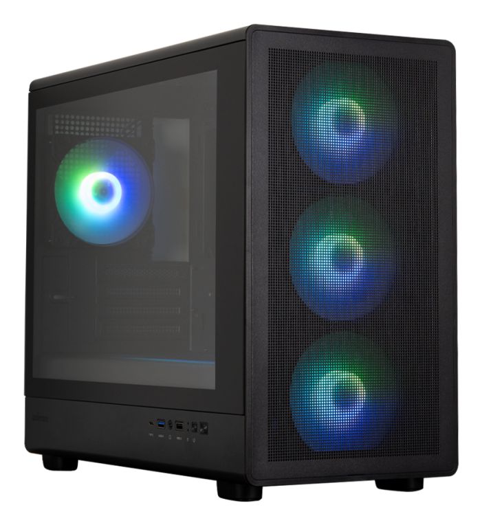 CAJA ZALMAN M5 MATX 4 X VENT 120MM ARGB 2XUSB 30 NEGRO SN FUENTE