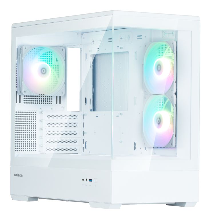 CAJA ZALMAN P30 V2 MATX 3 X VENT 120MM ARGB 2XUSB 30 BLANCO SN FUENTE