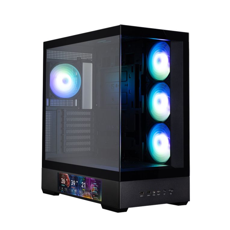 CAJA ZALMAN P40 DS ATX 4 XVENT 120MM ARGB 2XUSB 30 NEGRO SN FUENTE