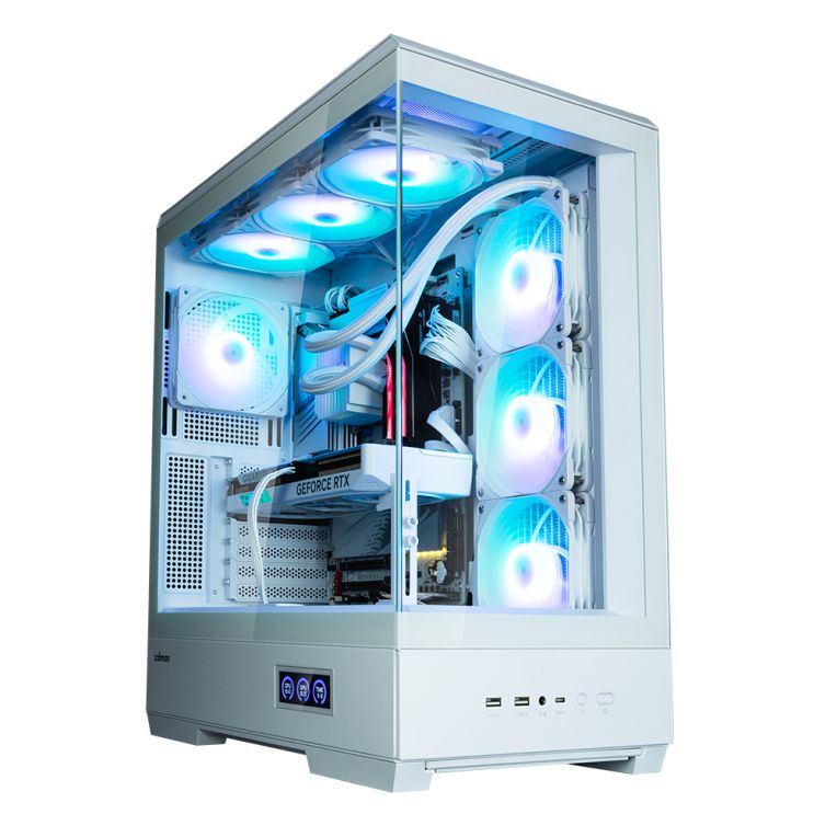 CAJA ZALMAN P50 DS ATX 4 XVENT 120MM ARGB 2XUSB 30 BLANCO SN FUENTE