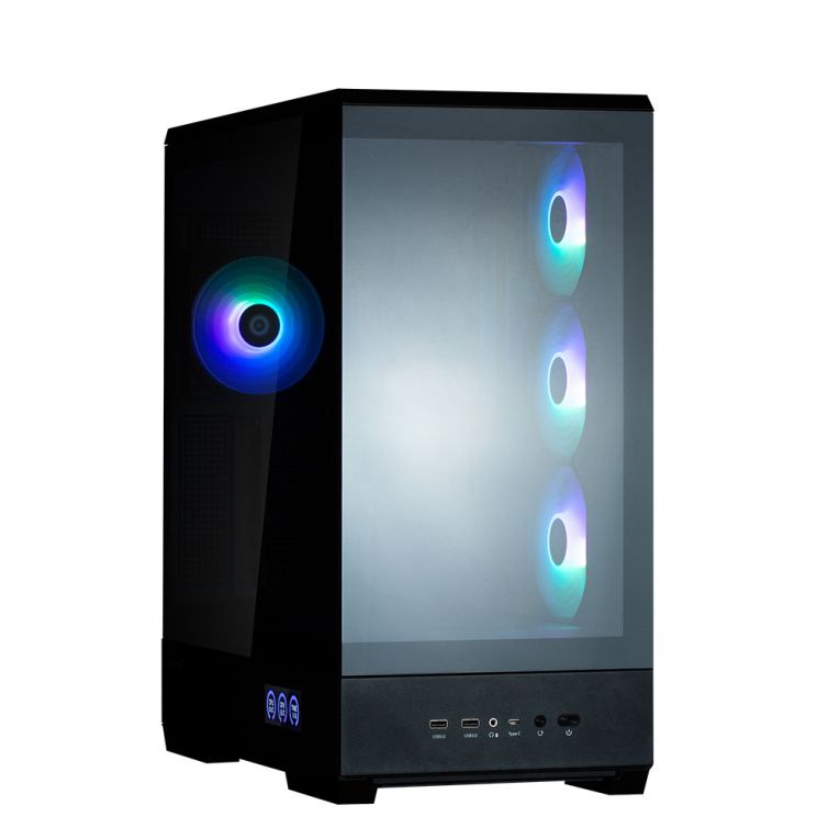CAJA ZALMAN P50 DS ATX 4 XVENT 120MM ARGB 2XUSB 30 NEGRO SN FUENTE