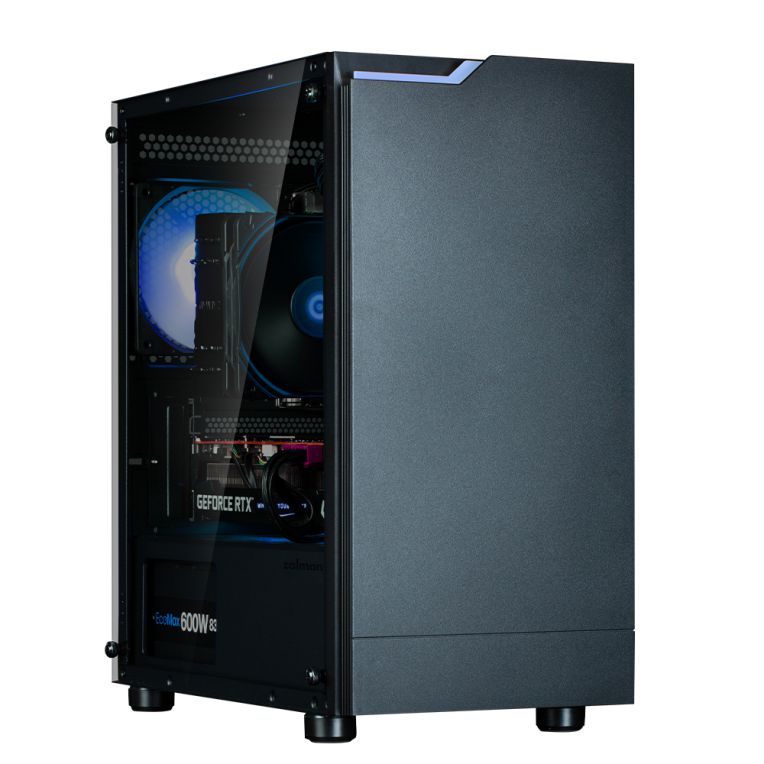 CAJA ZALMAN T4 PLUS MATX 1 X VENT 120MM ARGB 2XUSB 30 NEGRO SN FUENTE