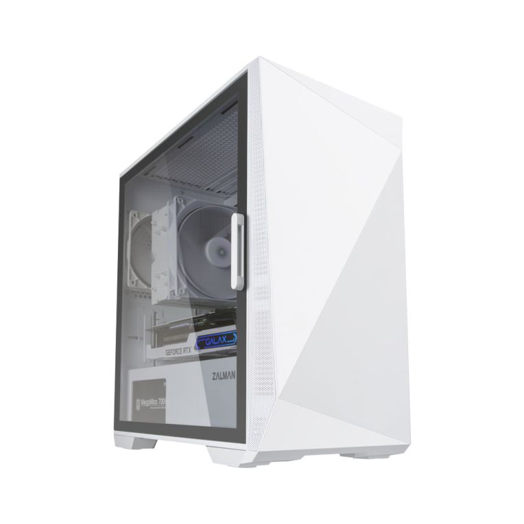 CAJA ZALMAN Z1 ICEBERG MICRO ATX 3XVENT 120MM 2XUSB 30 BLANCO SN FUENTE