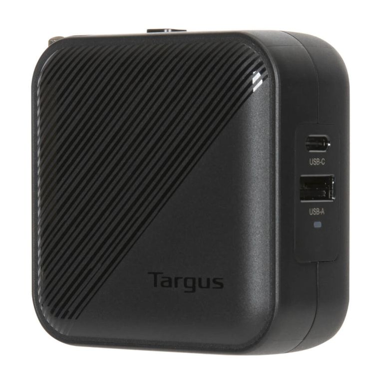 CARGADOR ADAPTADOR TARGUS 65 W GAN CHARGER  MULTI PORT  WITH TRAVEL ADAPTERS