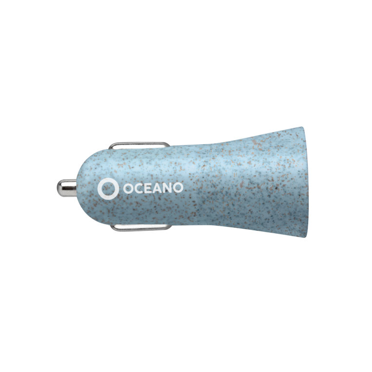 Cargador Coche Sbs Oceano Eco Friendly 10w 2xusb Blanco