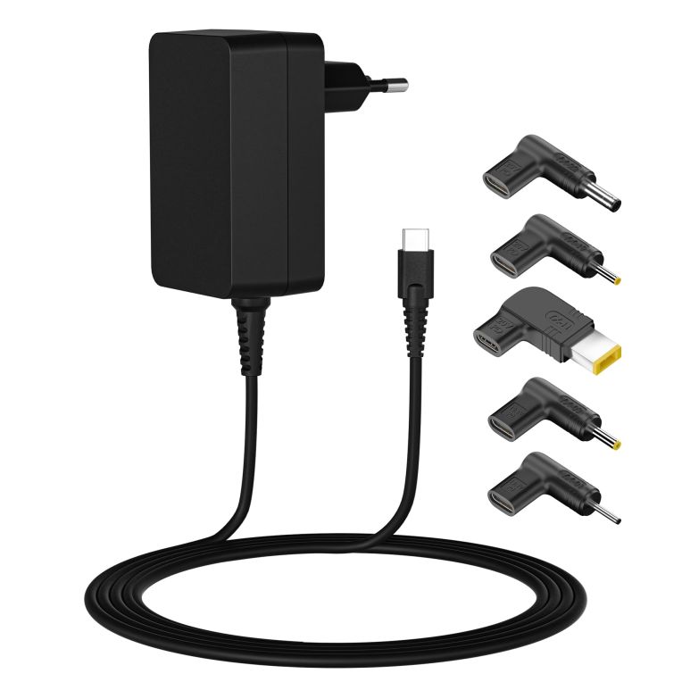 CARGADOR LEOTEC NOTEBOOK USB C 45W 5 PUNTAS