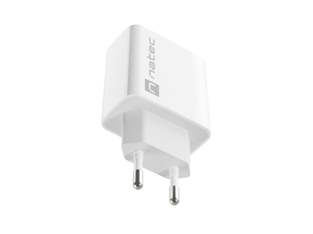 Cargador Natec Ribera 18w 1xusb A Qc30 Blanco