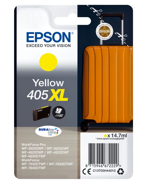 CARTUCHO EPSON 405XL AMARILLO DURABRITE INK