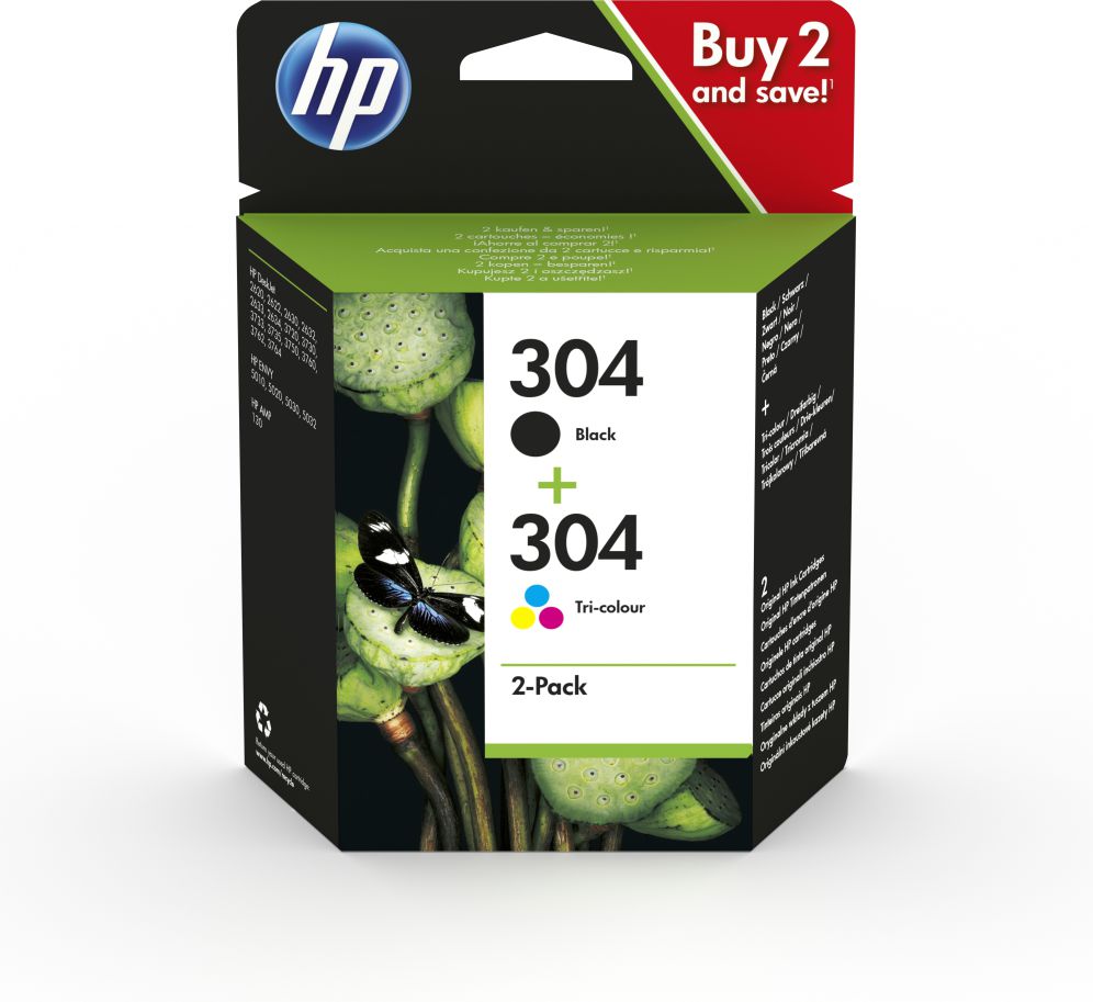 Cartucho Hp 304 Negro 304 Color Pack