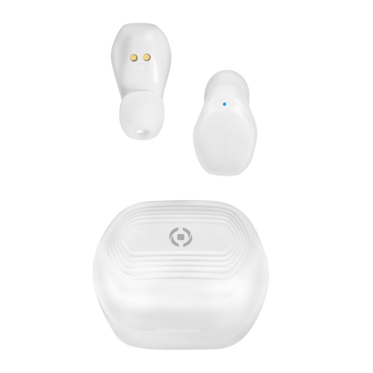 Celly True Wireless Earbuds Flip White