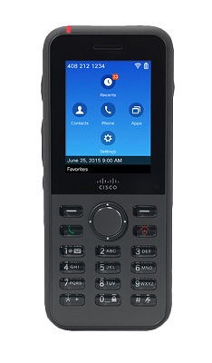 CISCO 8821 TELEFONO IP NEGRO TERMINAL INALAMBRICO WIFI