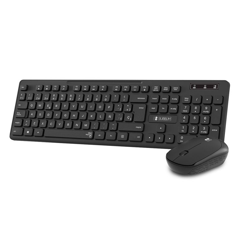 Combo Teclado Raton Subblim Business Slim Silencioso Inalambrico 24g