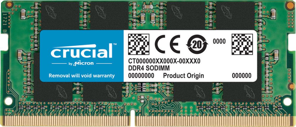 DDR 4 SODIMM Crucial 16GB 3200