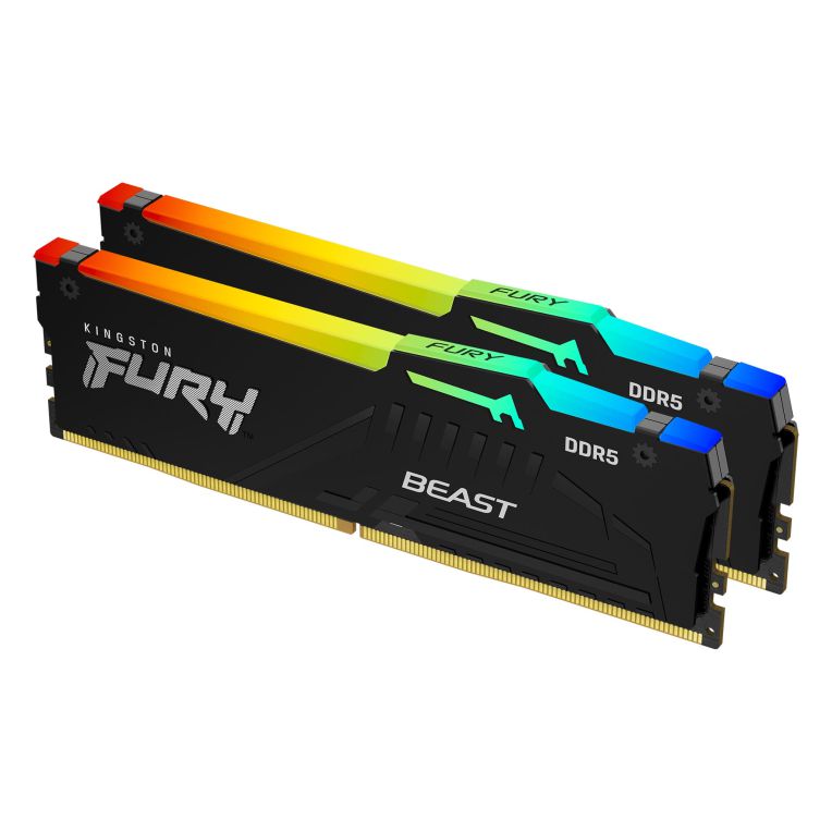 Ddr5 Kingston 2x32gb Kit 5600 Fury Beast Rgb Ex