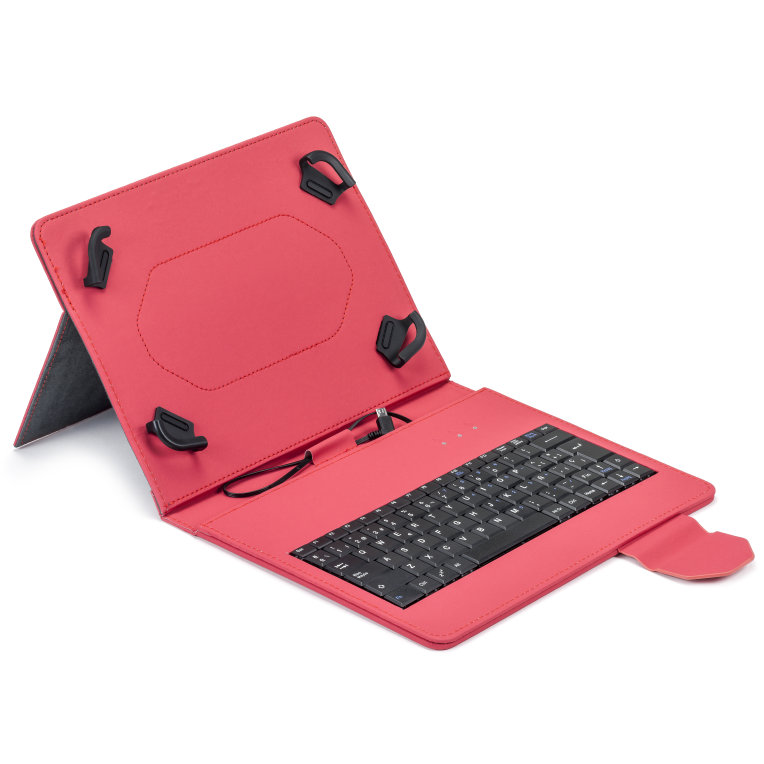 Funda Tablet Maillon Urban Keyboard Usb 9 7 10 2 Rojo