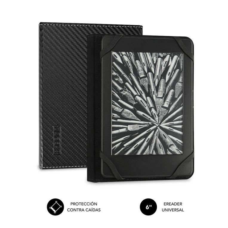 FUNDA TABLET SUBBLIM CLEVER EBOOK CASE 6 BLACK