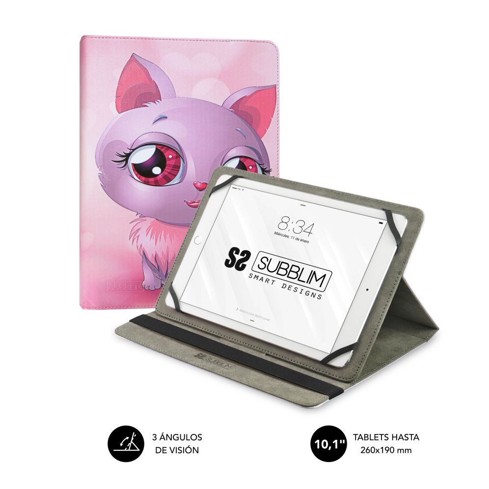 FUNDA TABLET SUBBLIM TRENDY CASE CAT 10 1