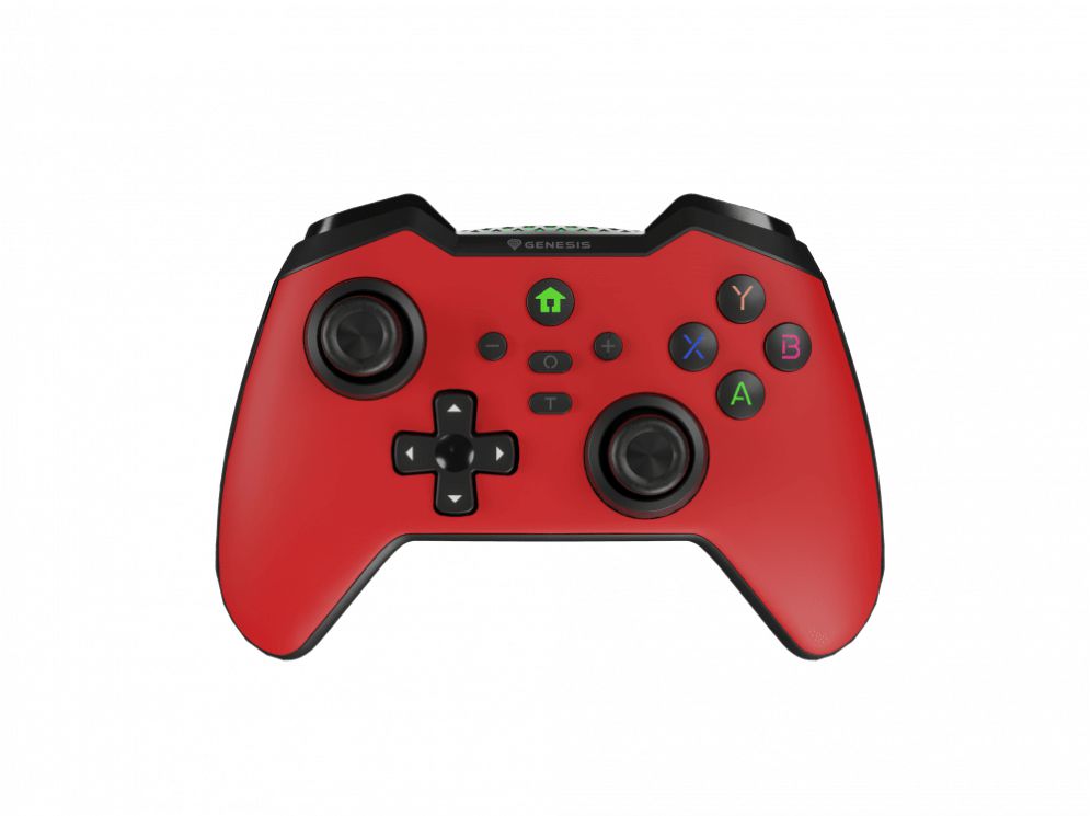 Gamepad Genesis Mangan 400 Wireless For Pcswitchmobile Rojo