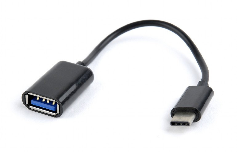 Gembird AB OTG CMAF2 01 USB Tipo C USB Type A Negro