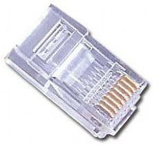 Gembird PLUG3UP650 RJ 45 Transparente conector