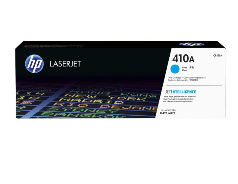 Hp Cartucho De Toner Original Laserjet 410a Cian