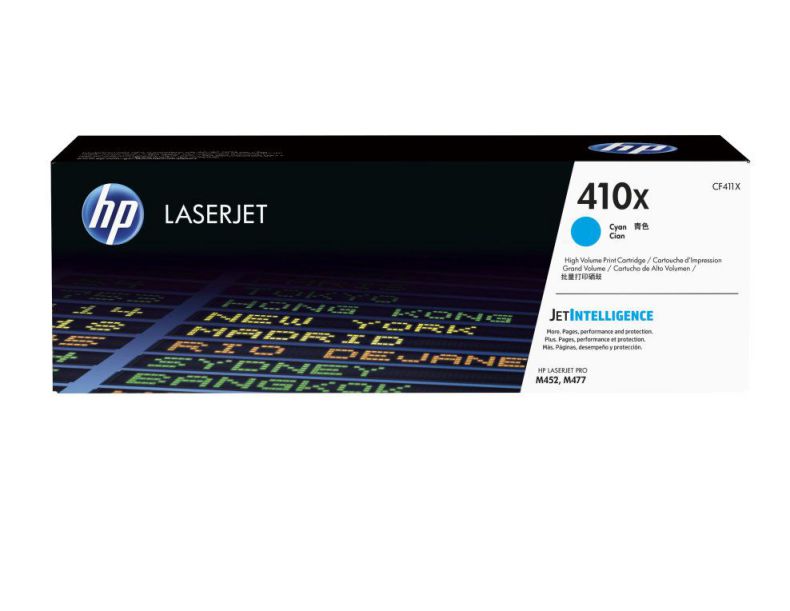 HP Cartucho de toner original LaserJet 410X cian de alta capacidad