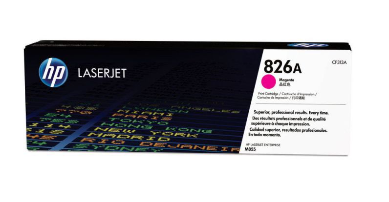 HP Cartucho de toner original LaserJet 826A magenta