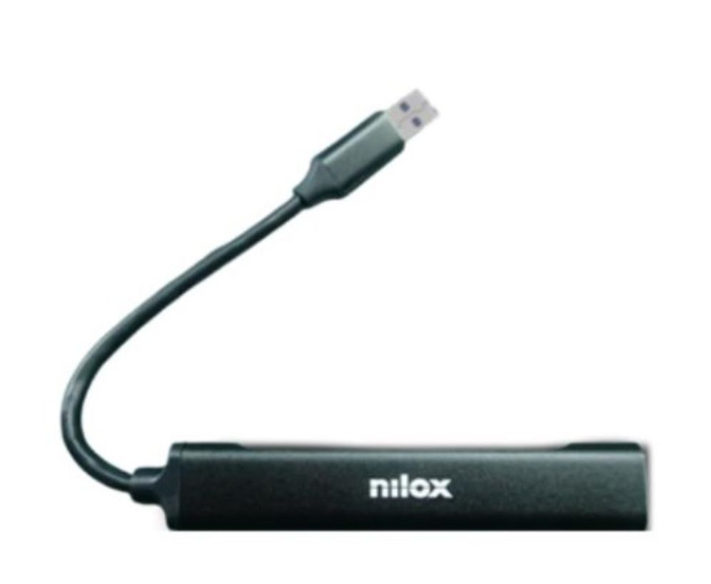 Hub Nilox 4 Puertos Usb 1x30 3x20