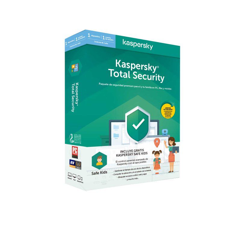 Kaspersky Total Security 2020 1 Dispositivos  Safe Kids