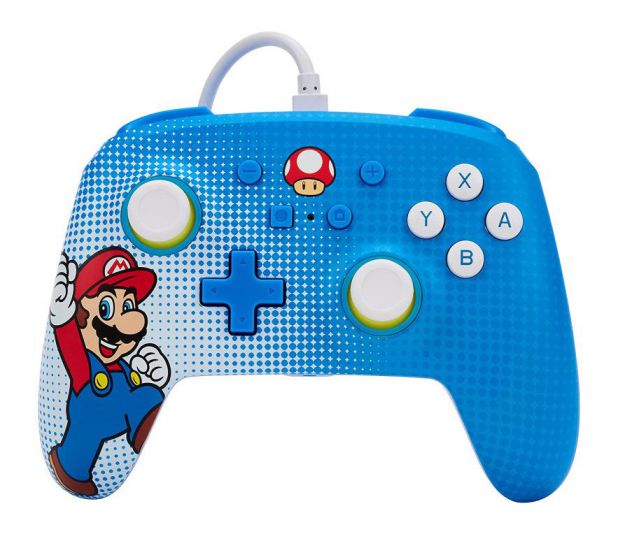 Mando Gaming Powera Para Nintendo Switch Mario Pop Art
