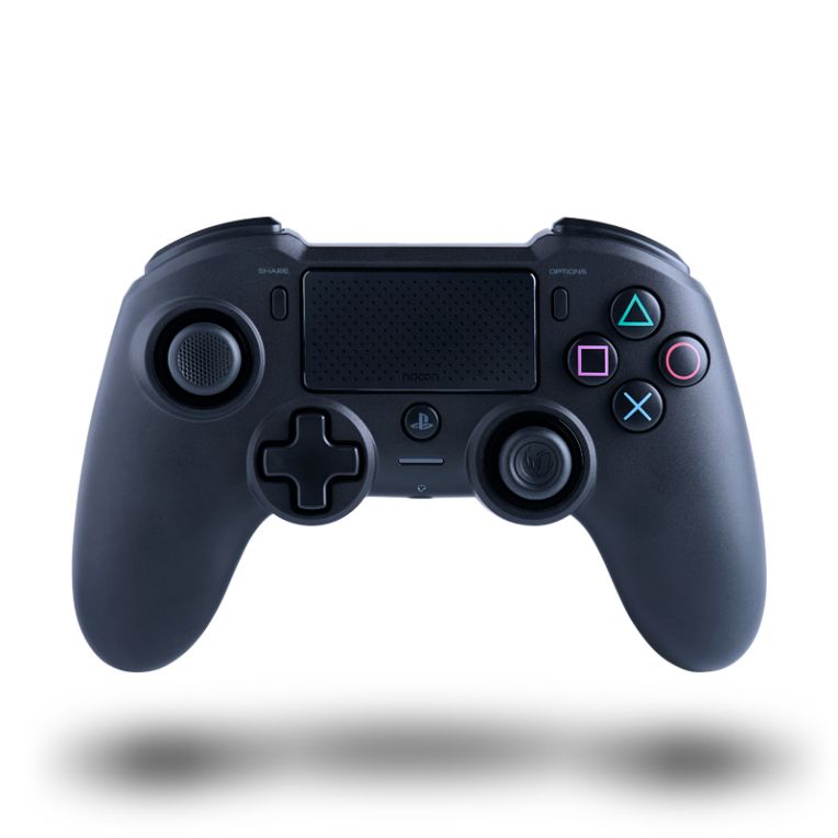 Mando Nacon Oficial Ps Inalambrico Asymetric Negro Ps4