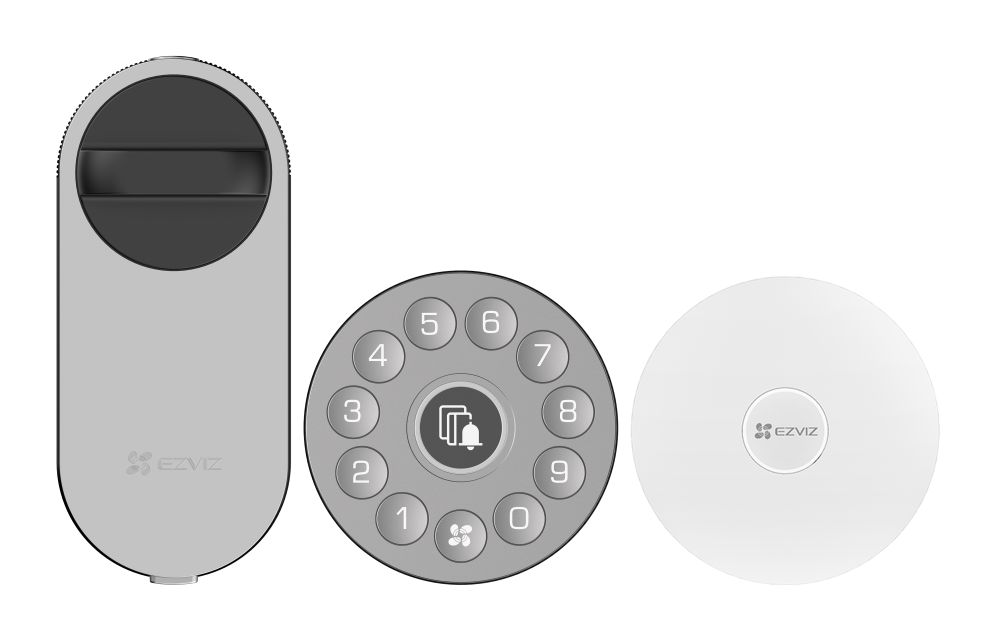 Manilla Inteligente Ezviz Smart Lock Pcak With Keypadhub