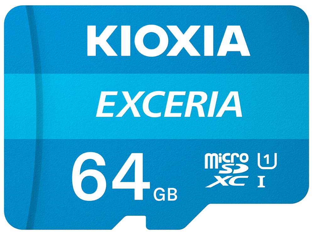 Micro Sd Kioxia 64gb Exceria Uhs I C10 R100 Con Adaptador