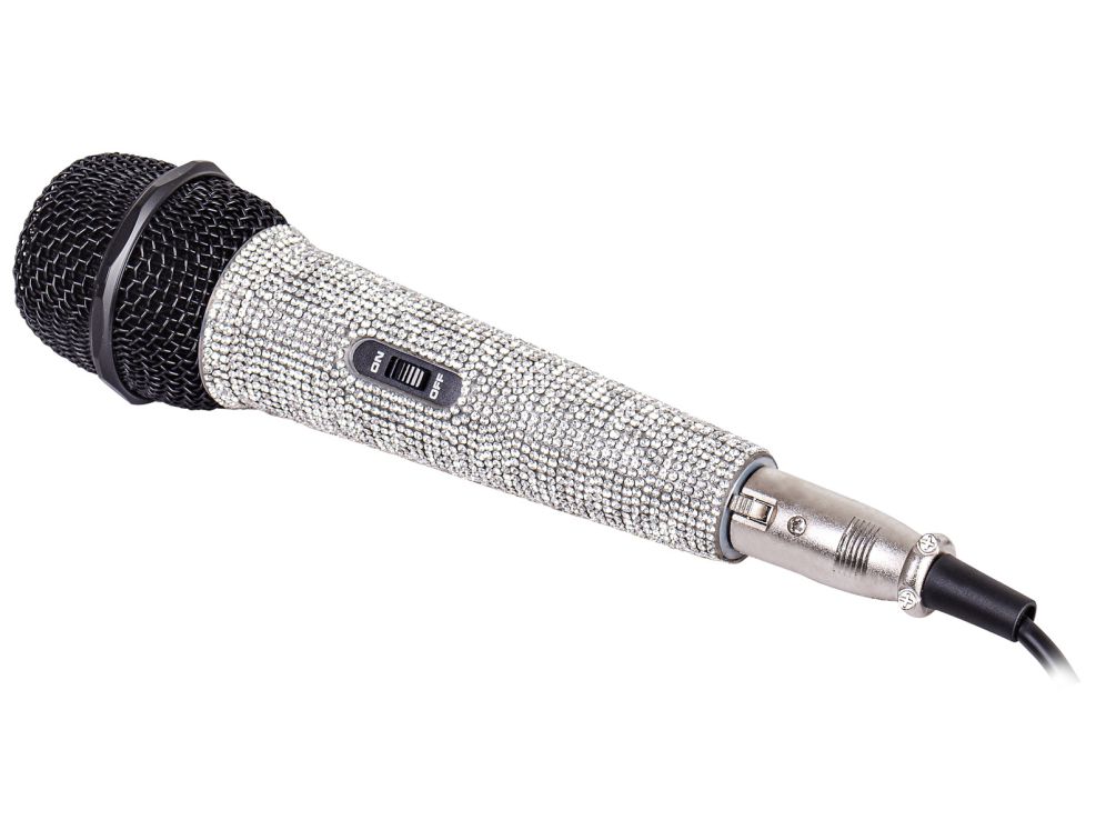 Microfono Dinamico Unidireccional Efecto Diamante Con Cable Trevi Em 30 Star