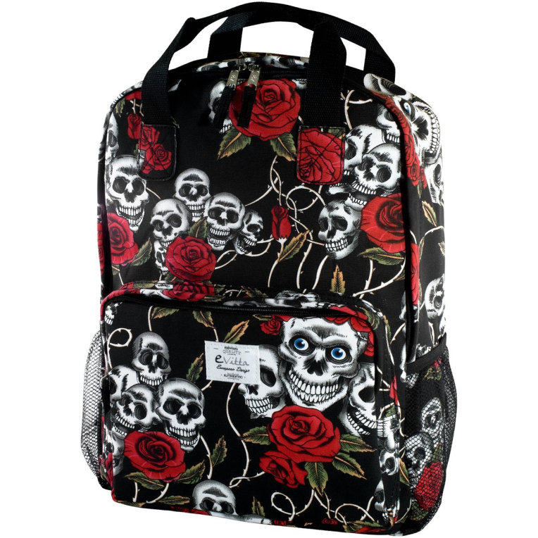 Mochila E Vitta Style Backpack 16 Skulls