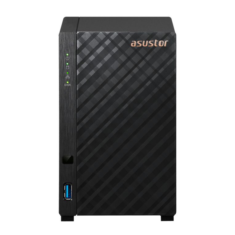 Nas Asustor 2 Bay Realtek Rtd1619b Quad Core 17 Ghz 1gbe Port 1gb Ddr4 Usb 32