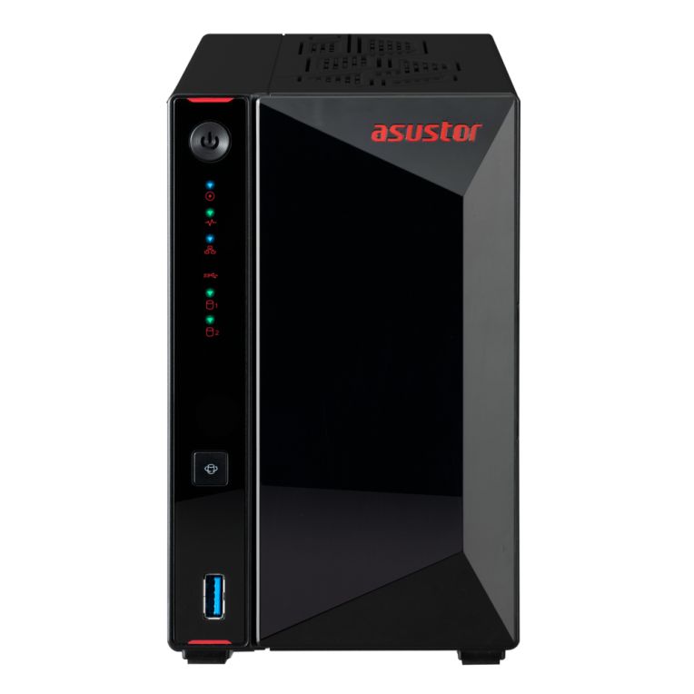 Nas Asustor Tower 2 Bay 2ghz 4gb Ddr4 X