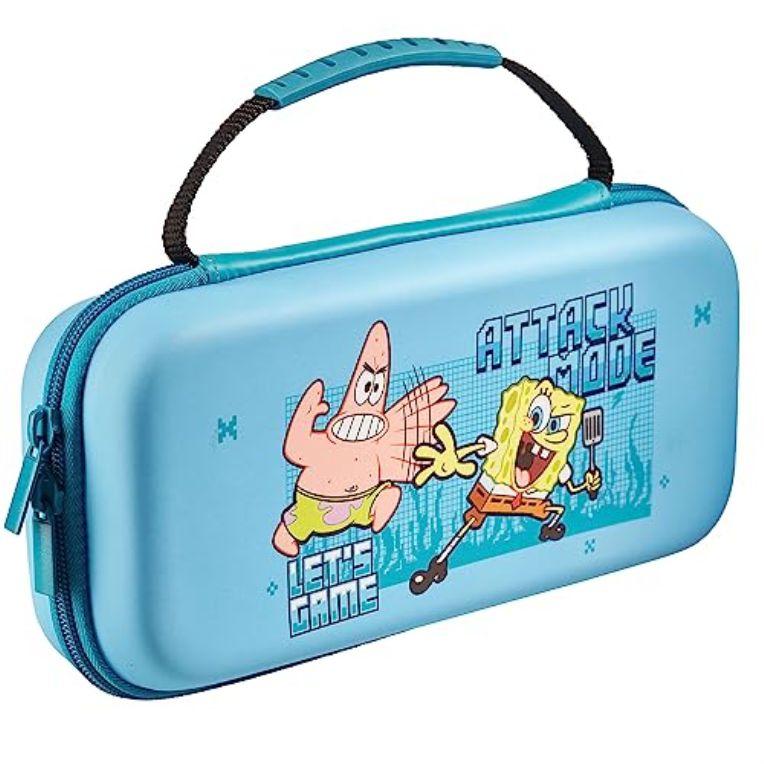 NICKELODEON  ESTUCHE DE TRANSPORTE BOB ESPONJA PARA NINTENDO SWITCH