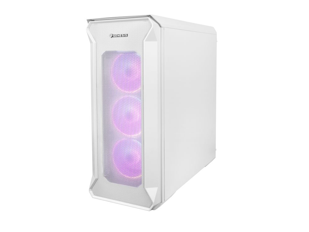 Pc Case Genesis Irid 505 Argb V2 Midi Tower Window White