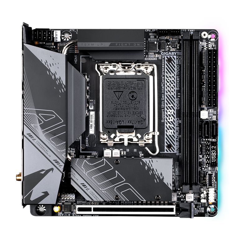 Gigabyte B760i Aorus Pro 1700 Mitx 2xddr5