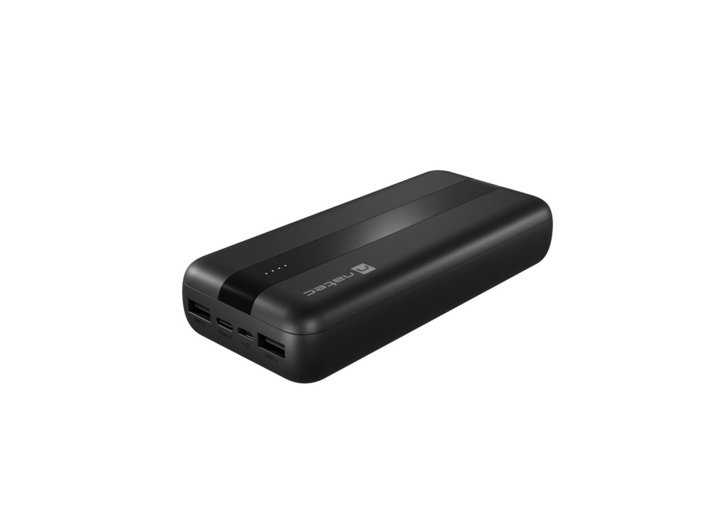 Power Bank Natec Trevi 20000 Mah 2xusb 21a 1xusb C Negro