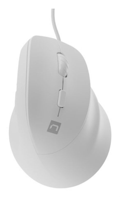 RATON NATEC CRAKE 2 PRO VERTICAL DIESTRO 12800 DPI OPTICO BLANCO USB